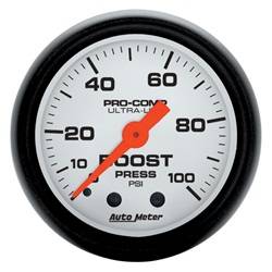 Auto Meter - Phantom Mechanical Boost Gauge - Auto Meter 5706 UPC: 046074057069 - Image 1