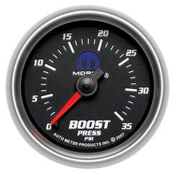 Auto Meter - MOPAR Mechanical Boost Gauge - Auto Meter 880011 UPC: 046074154485 - Image 1