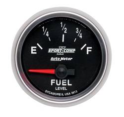Auto Meter - Sport-Comp II Electric Fuel Level Gauge - Auto Meter 3613 UPC: 046074036132 - Image 1