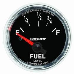 Auto Meter - GS Electric Fuel Level Gauge - Auto Meter 3813 UPC: 046074038136 - Image 1