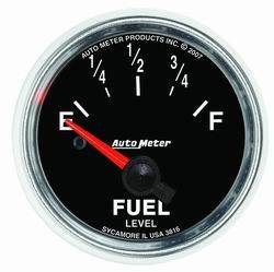 Auto Meter - GS Electric Fuel Level Gauge - Auto Meter 3816 UPC: 046074038167 - Image 1