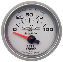 Auto Meter - Ultra-Lite II Electric Oil Pressure Gauge - Auto Meter 4927 UPC: 046074049279 - Image 1