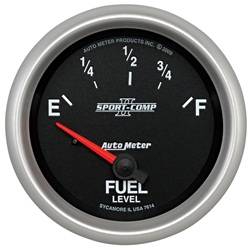 Auto Meter - Sport-Comp II Electric Fuel Level Gauge - Auto Meter 7614 UPC: 046074076145 - Image 1