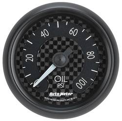 Auto Meter - GT Series Mechanical Oil Pressure Gauge - Auto Meter 8021 UPC: 046074080210 - Image 1