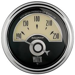 Auto Meter - Cruiser AD Water Temperature Gauge - Auto Meter 1136 UPC: 046074011368 - Image 1