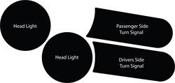 Husky Liners - Husky Shield Headlight Guard - Husky Liners 07917 UPC: 753933079178 - Image 1