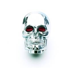 Mr. Gasket - Chrome Plated Skull Shifter Knob - Mr. Gasket 9628 UPC: 084041096284 - Image 1