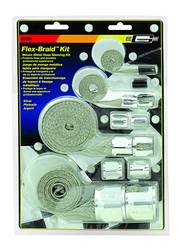 Mr. Gasket - Flex-Braid Hose Sleeving Kit - Mr. Gasket 8092 UPC: 084041080924 - Image 1