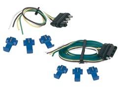 Hopkins Towing Solution - 4-Wire Flat Connector Vehicle To Trailer Wiring Connector - Hopkins Towing Solution 48205 UPC: 079976482059 - Image 1