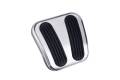 Billet Aluminum Curved E-Brake Pedal Pad - Lokar BAG-6161 UPC: 847087018470