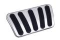 Billet Aluminum Curved Automatic Brake Pedal Pad - Lokar BAG-6166 UPC: 847087016643