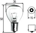 S11 Incandescent Bulb - Hella H83035061 UPC: 760687781912