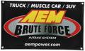 Brute Force Banner - AEM Induction 10-924S UPC: 840879019198