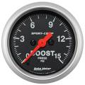 Sport-Comp Electric Boost/Vacuum Gauge - Auto Meter 3350 UPC: 046074033506
