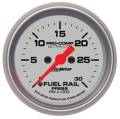Ultra-Lite Fuel Rail Pressure Gauge - Auto Meter 4393 UPC: 046074043932