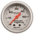 Ultra-Lite Mechanical Exhaust Pressure Gauge - Auto Meter 4325 UPC: 046074043253