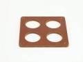 Four Hole Phenolic Carb Spacers - Canton Racing Products 85-214 UPC: