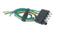 5-Wire Flat Connector Vehicle To Trailer Connector - Hopkins Towing Solution 47915B UPC: 079976119153
