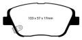 EBC Redstuff Ceramic Low Dust Brake Pads - EBC Brakes DP31864C UPC: 840655000273