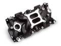 Intake Manifolds and Components - Intake Manifold - Holley Performance - Carbon Black Ceramic Coated Intake Manifold - Holley Performance 8120BK UPC: 090127688953