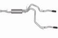 Cat Back Dual Split Rear Exhaust System - Gibson Performance 65569 UPC: 677418015010
