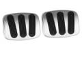 Billet Aluminum Curved Brake/Clutch Pedal Pad - Lokar BAG-6185 UPC: 847087023160
