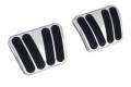 Billet Aluminum Curved Brake/Clutch Pedal Pad - Lokar BAG-6168 UPC: 847087016667