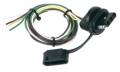 4-Wire Flat Connector Vehicle To Trailer Wiring Connector - Hopkins Towing Solution 48065 UPC: 079976480659