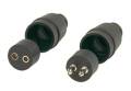 Hopkins Towing Solution - 2-Pole In-Line Connector Set - Hopkins Towing Solution 11147945 UPC: 079976479455