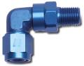 Specialty AN Adapter Fitting 90 Deg. Female AN To Male Swivel NPT - Russell 614026 UPC: 087133140261