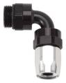 Full Flow Swivel Hose End 90 Deg. Swivel Dry Sump Hose End - Russell 612463 UPC: 087133927701