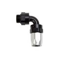 Full Flow Swivel Hose End 90 Deg. Swivel Dry Sump Hose End - Russell 612473 UPC: 087133927725