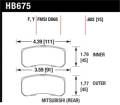 Disc Brake Pad - Hawk Performance HB675F.602 UPC: 840653062594