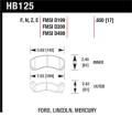 Disc Brake Pad - Hawk Performance HB125F.650 UPC: 840653010328
