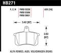 Disc Brake Pad - Hawk Performance HB271N.635 UPC: 840653031811