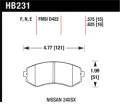 Disc Brake Pad - Hawk Performance HB231F.625 UPC: 840653011509
