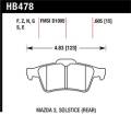 Disc Brake Pad - Hawk Performance HB478F.605 UPC: 840653014319