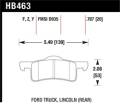 Disc Brake Pad - Hawk Performance HB463Y.787 UPC: 840653060545