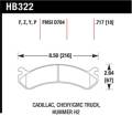 Disc Brake Pad - Hawk Performance HB322Y.717 UPC: 840653060354