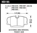 Disc Brake Pad - Hawk Performance HB195N.640 UPC: 840653031101