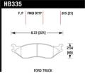 Disc Brake Pad - Hawk Performance HB335P.815 UPC: 840653040806