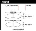 Disc Brake Pad - Hawk Performance HB561Z.710 UPC: 840653052366