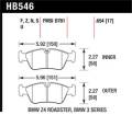 Disc Brake Pad - Hawk Performance HB546N.654 UPC: 840653033075
