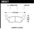 Disc Brake Pad - Hawk Performance HB527Z.604 UPC: 840653052144