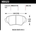 Disc Brake Pad - Hawk Performance HB522F.565 UPC: 840653014685