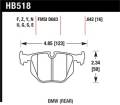 Disc Brake Pad - Hawk Performance HB518Y.642 UPC: 840653060972