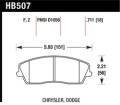 Disc Brake Pad - Hawk Performance HB507F.711 UPC: 840653014531