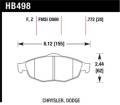 Disc Brake Pad - Hawk Performance HB498F.772 UPC: 840653014449