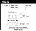 Disc Brake Pad - Hawk Performance HB332P.654 UPC: 840653040745