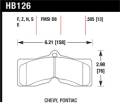 Disc Brake Pad - Hawk Performance HB126S.505 UPC: 840653071176